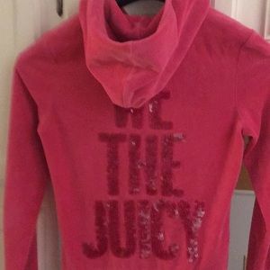 Juicy Couture zip up sweatshirt